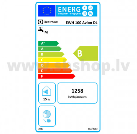 Electrolux elektriskie boileri EWH 100 DL Formax