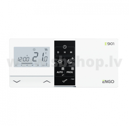 Termostats ENGO E901 ar vadu, programmējams