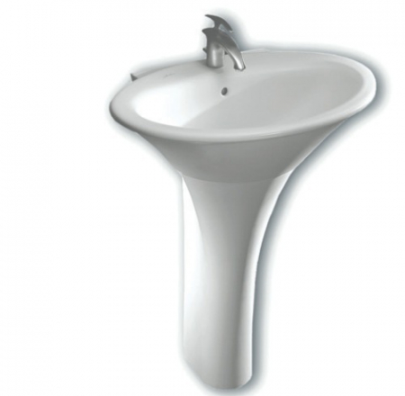 HATRIA SCULTURE izlietne 77x58cm ar pjedestālu