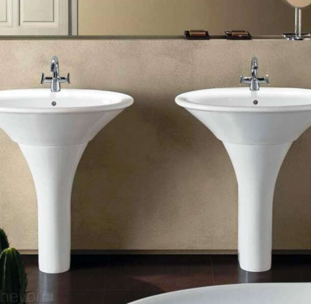 HATRIA SCULTURE izlietne 77x58cm ar pjedestālu