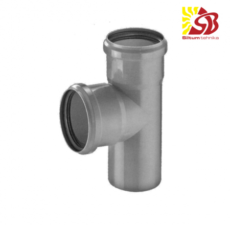 Trokšņu slāpējoša kanalizācijas trejgabals 100/100/87g. SKOLAN