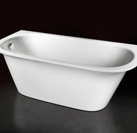 Vanna VARIO M 156x75cm balta+sifons + 2 stūru noapaļošana