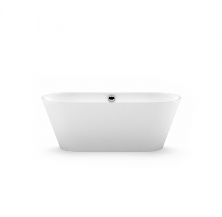 VISPOOL brīvstāvošā vanna SELENE 1585*640*610mm ar noplūdes sifonu, balta