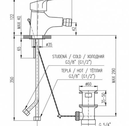 RAV KONGO bidē maisītāji