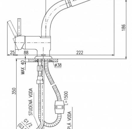 RAV SEINA virtuves maisītāji SE910.5 izvelkams