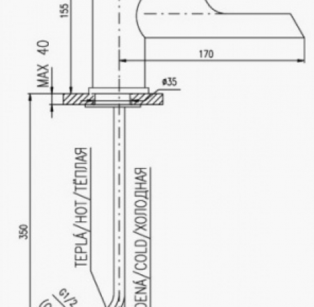 RAV SEINA izlietnes maisītāji SE923.5