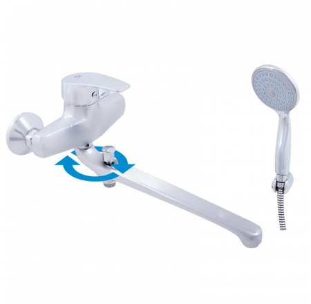 RAV KONGO vannas maisītaji kombinēts hroms, K057.5/1