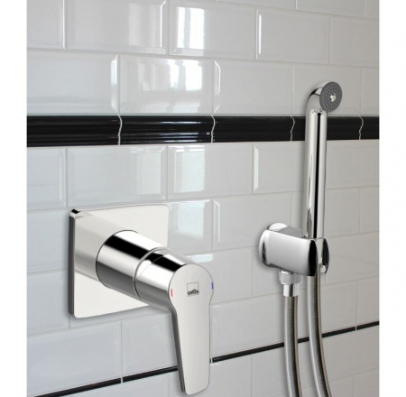 ORAS SAGA iebūvējms maisītājs ar bidettas rokas dušu, hroms