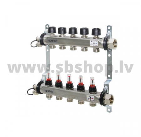 Uponor Smart S kolektori ar plūsmas mērītāju FM 4X