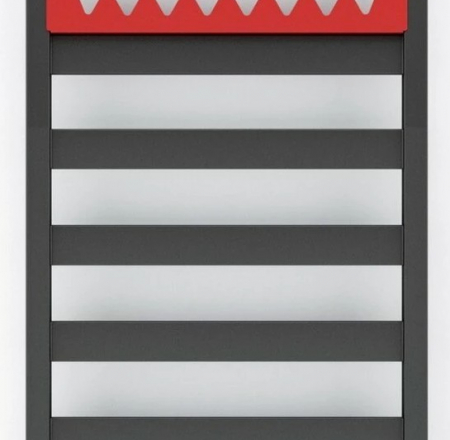 Dvieļu žāvētājs TERMA VIVO 1150x500mm RAL9005 matēts MELNS