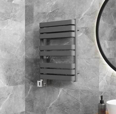 Dvieļu žāvētājs TERMA WARP T 1110x500mm Metallic grey krāsa