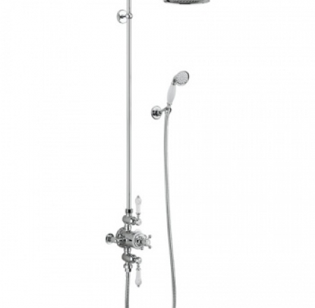 BURLINGTON Dušas komplekti AVON termostatisks, iebūvējams, 2 režīmiem
