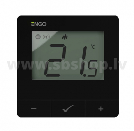Termostats ENGO E25-230V vadu ZigBee, melns