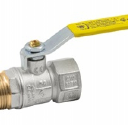 Gāzes ventīlis BUGATTI i-a 3/4" ar garo rokturi