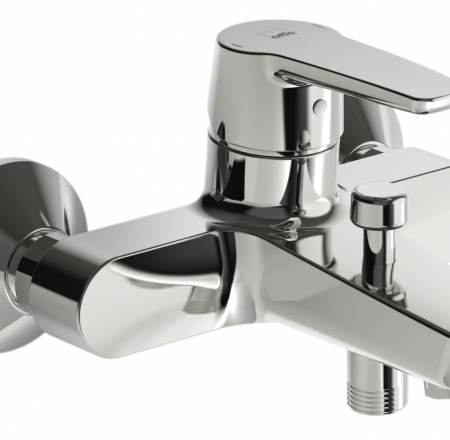 ORAS SAGA vannas/dušas maisītājs no sienas, hroms