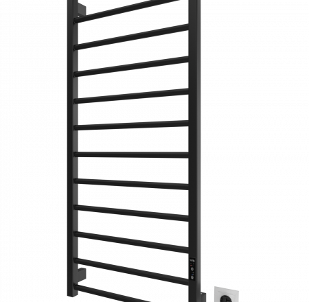 MARIO Dvieļu žāvētājs LEED elektrisks 1170x530mm melns matēts