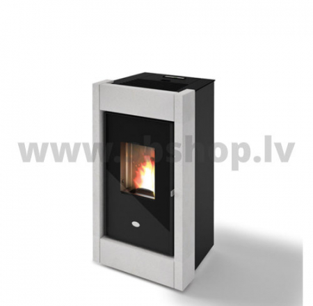 Granulu kamīns Eva Calor BARBARA Serpentino 11,5KW ar gaisa apkuri
