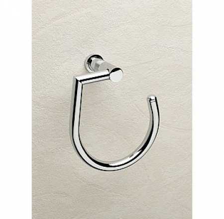 WC tualetes papīra turētājs sienas CYLINDER apaļš, hromēts