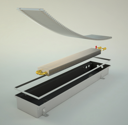 Licon iebūvējamie konvektori PK-1200*300*280 (iebūvējami grīdā)