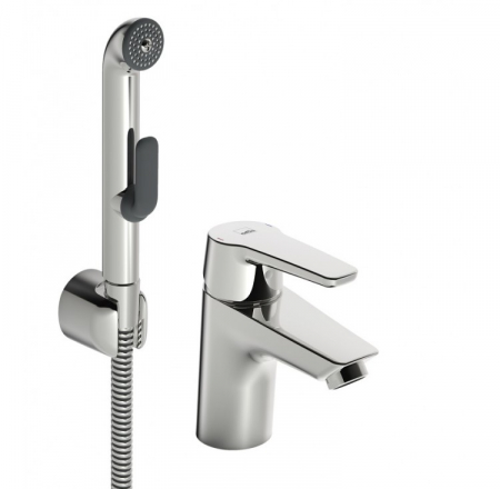 ORAS SAGA izlietnes maisītājs ar bidetta rokas dušu, hroms