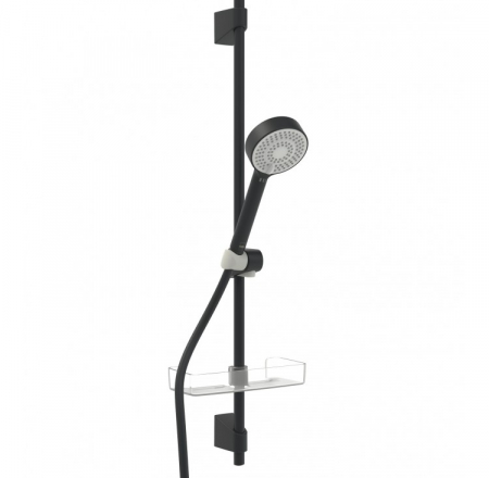 ORAS APOLLO 3jet dušas komplekts ar plauktu melns