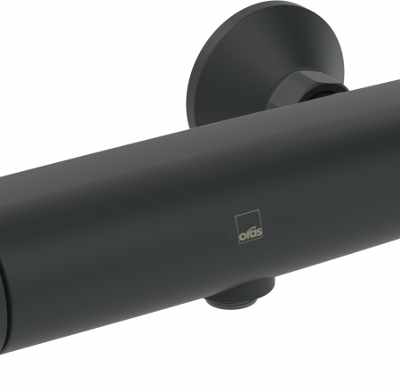 ORAS NOVA dušas termostats, melns matēts