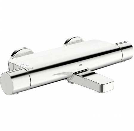 ORAS OPTIMA STYLE vannas maisītājs no sienas ar termostatu un pārslēdzēju, hroms