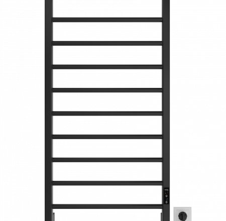 MARIO Dvieļu žāvētājs LEED elektrisks 1170x530mm melns matēts