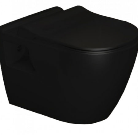 Piekarināmais pods RONDO melnā krāsā ar soft close vāku