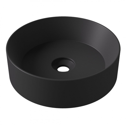 Izlietne HAPPY HOUR 7:00S, D44x15cm, melna matēta