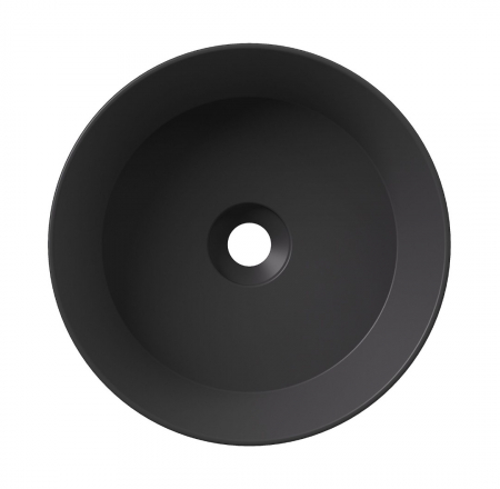 Izlietne HAPPY HOUR 7:00S, D44x15cm, melna matēta