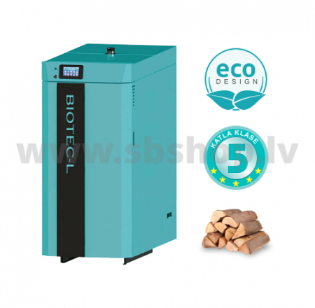 BIOTEC-L 25 pirolīzes malkas apkures katls