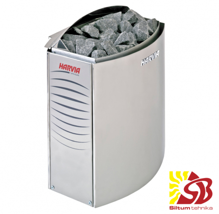 Harvia Vega BC45 elektriskā pirtskrāsns, steel 4.5kW