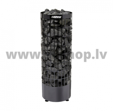 Harvia Cilindro PC90E black steel