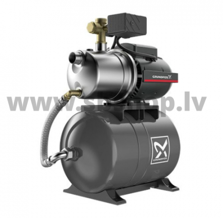 Grundfos ūdens apgādes sūknis JP5-48 PT-H ar 20l hidroforu
