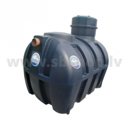 Septiķa tvertne 4000L ar filtru Delfin Premium