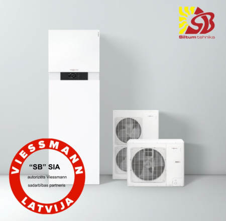 Viessmann Vitocal 111-S siltumsūknis 8.1kW (4,7-12kw) , apkure un dzesēšana
