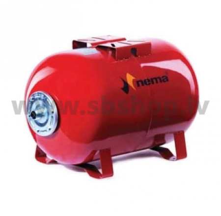 Hidrofors NEMA NEQ 80L, 10bar, 1'' horizontāls, BUTYL