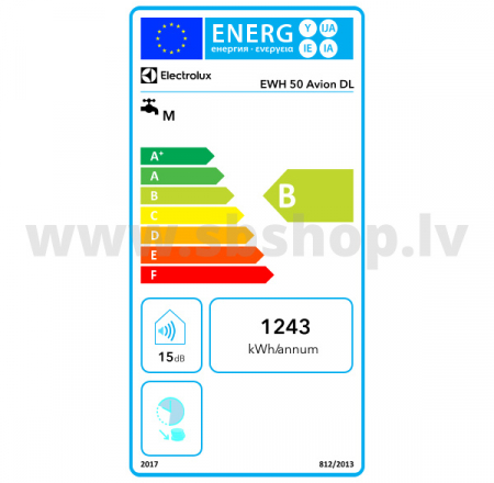 Electrolux elektriskie boileri EWH 50 DL Formax