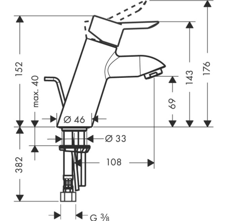 HANSGROHE izlietnes maisītāji FOCUS S