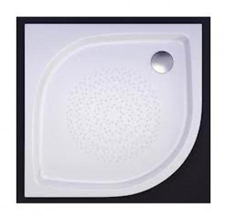 Paliktnis RR-90*90 (500) ar paneli BEZ sifona Vispool, balts