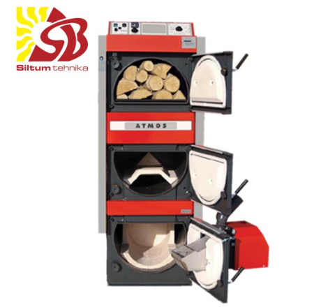 Atmos kombinētie granulu apkures katli DC 30 SPX 30/6 - 20kW