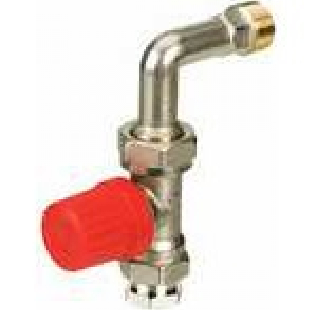 DANFOSS Radiatoru sadales vārsts ar līkni 1/2