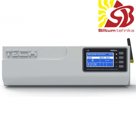 TECH Komutācijas pan. EU-L-8 bezvadu(8zonas,Siltās grīdas, radiatori)
