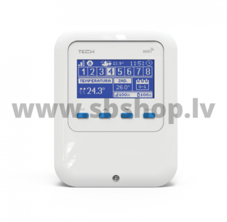 TECH WiFi Vadības modulis 8S, bezvadu, 8 zonu vadība