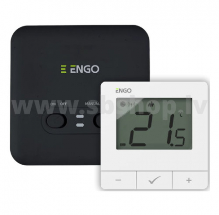 Termostats ENGO E20i-W bezvadu, balts