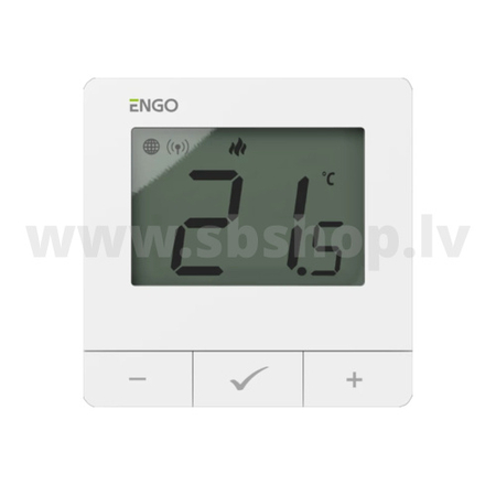 Termostats ENGO E25-230V vadu ZigBee, balts
