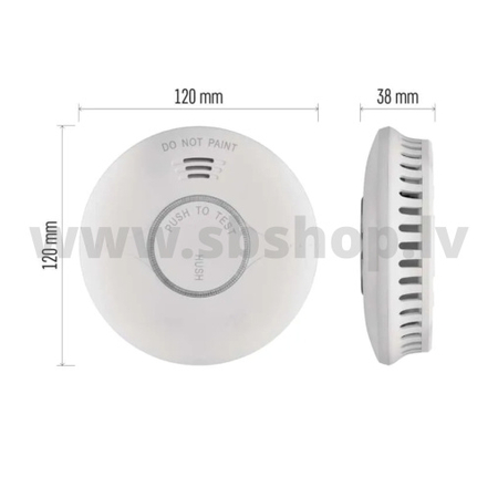 EMOS Dūmu detektors GoSmart TS380C-HW P56500S