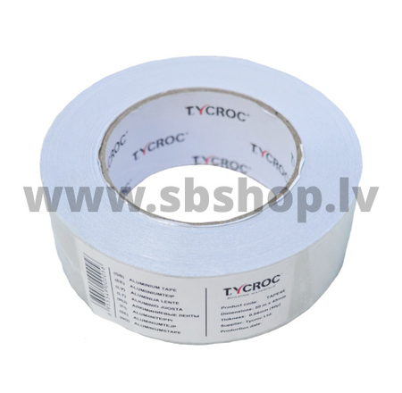TYCROC Alumīnija līmlente +100C 50mx45mm (40u)