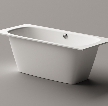 Vanna SMART 170x75x60cm ar baltu noplūdi